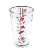 2 verres doseurs coloris aléatoire - 500ml