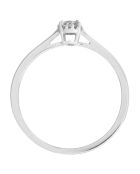 Bague Amoureuse diamants 0.1 ct or blanc