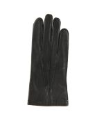 Gants en Cuir d'Agneau doublure Laine noirs