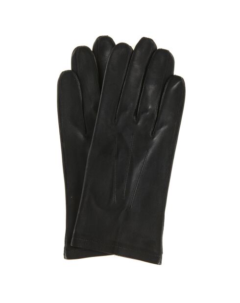 Gants en Cuir d'Agneau non doublés noirs