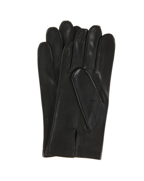 Gants en Cuir d'Agneau non doublés noirs