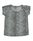 T-Shirt Tutue zèbre gris foncé