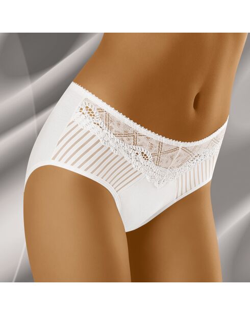 Culotte midi Eco blanche