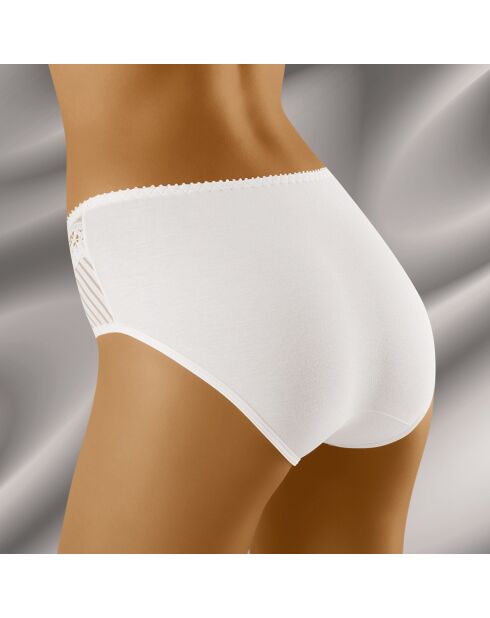 Culotte midi Eco blanche
