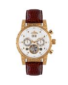 Montre automatique Homme en Cuir Newport marron