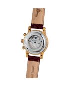 Montre automatique Homme en Cuir Newport marron