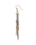 Boucles d'oreilles Attrape-rêve grises