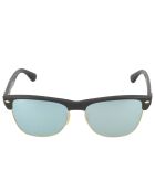 Occhiali da sole misti Clubmaster neri lucidi