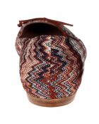 Ballerines en toile marron