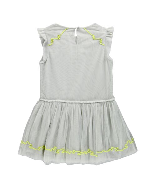 Robe brodée grise
