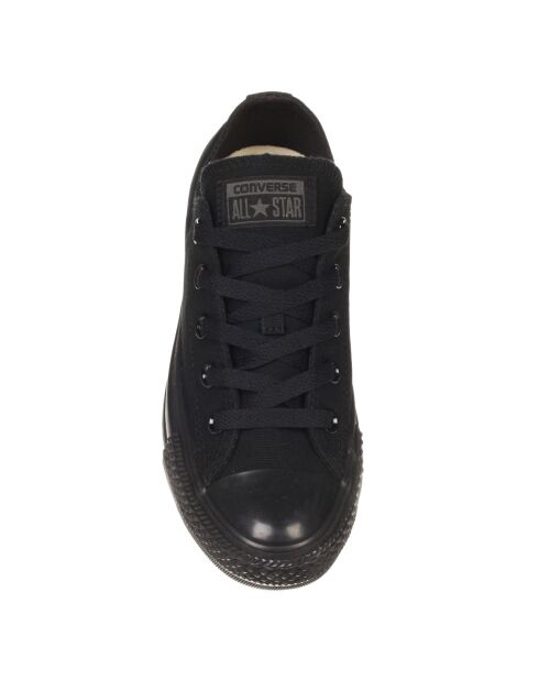 Baskets basses en toile noires