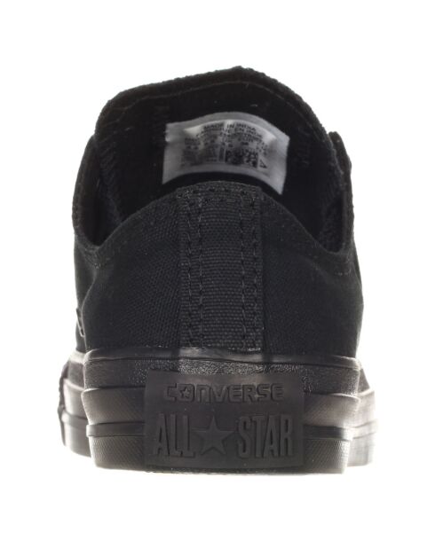 Baskets basses en toile noires