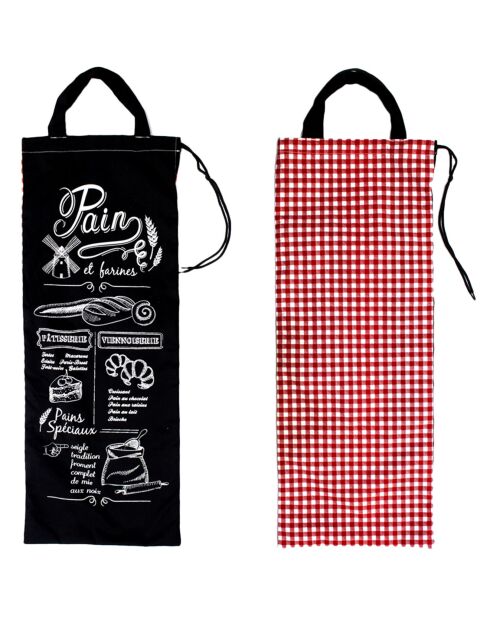 Sacchetto per pane Bistrot random - 27x73 cm
