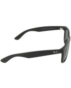 Justin zwarte unisex zonnebril