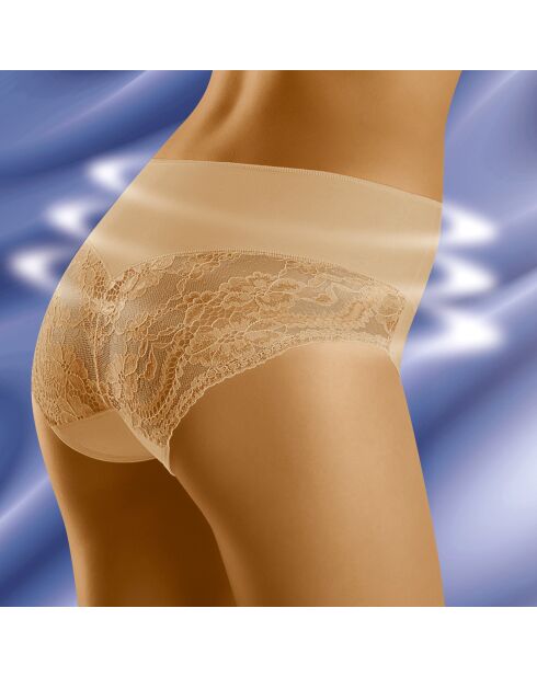 Culotte taille haute Misteria beige