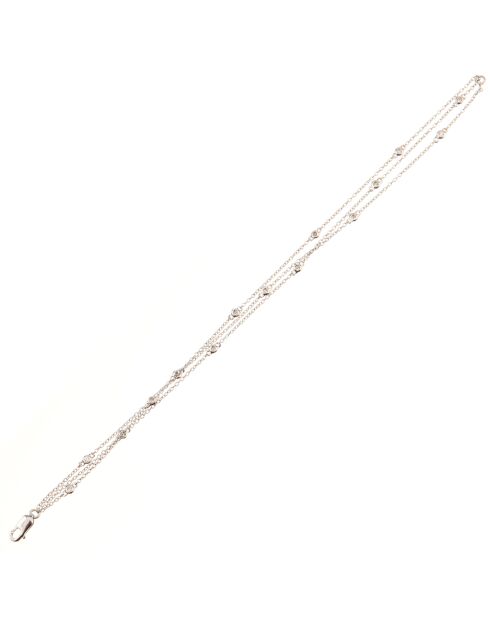 Bracelet Voie Lactée Diamants 0.15 ct or blanc