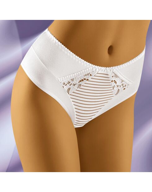 Culotte midi Eco-Ka blanche