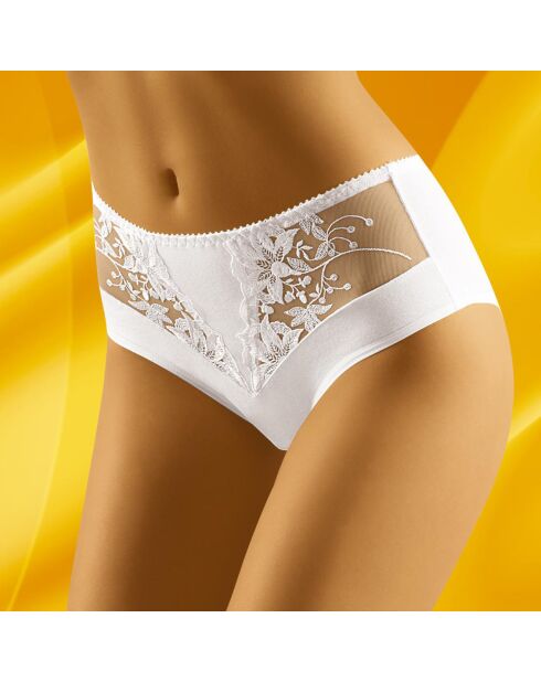 Culotte midi Eco-La blanche
