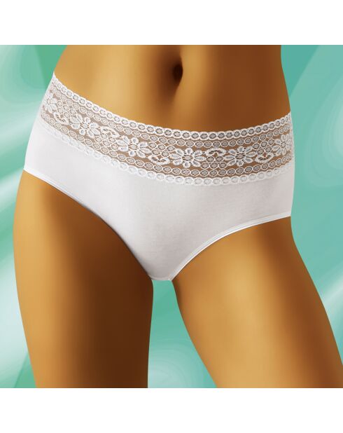 Culotte midi Eco-Na blanche