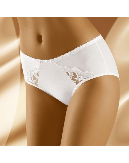 Culotte midi Eco-Ro blanche