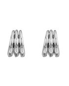 Boucles d'oreilles Trianon or blanc