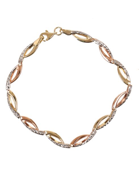 Bracelet Donatella or tricolore