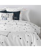 Federa Constellation bianca - 65x65 cm