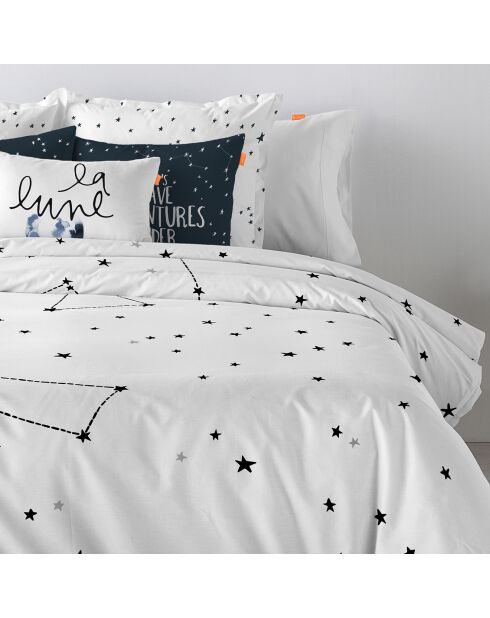 Federa Constellation bianca - 65x65 cm