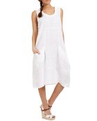 Robe en Lin Claudine blanche