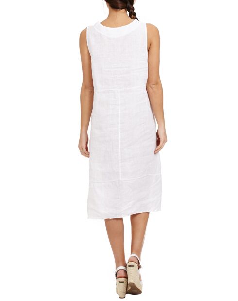 Robe en Lin Claudine blanche