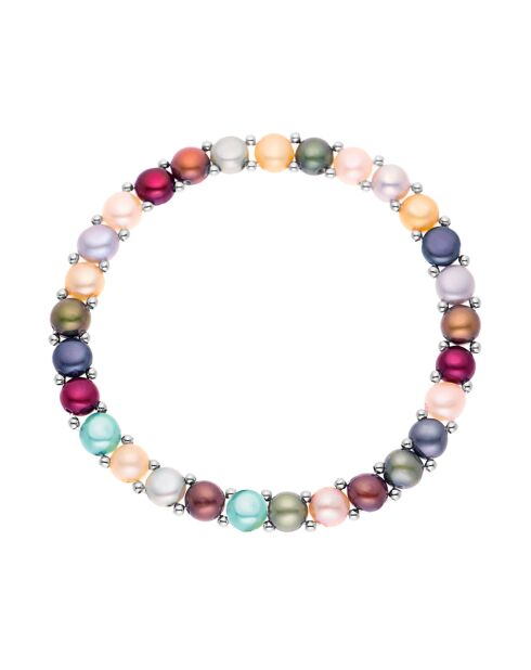 Bracelet Perles d'Eau Douce Dana acidulées