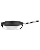 Poêle induction antiadhérente Elysée inox - D.24 cm