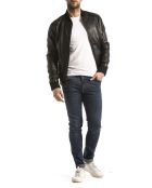 Veste en Cuir Atrato noire