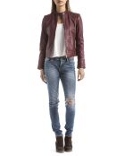 Rote Lederjacke Iriri