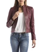 Rote Lederjacke Iriri