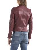 Rote Lederjacke Iriri