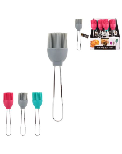 Pinceau en silicone coloris aléatoire