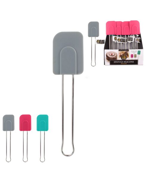 Spatule silicone aleatoire - 25.5x6 cm