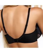 Soutien-gorge Push-Up Tavia noir/rose