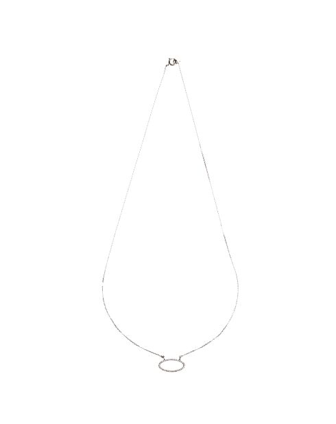 Collier Expression Diamants 0.1 ct or blanc