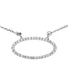 Collier Expression Diamants 0.1 ct or blanc