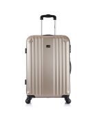 Koffer met 4 wielen 60cm Sienne champagne