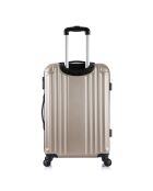 Koffer met 4 wielen 60cm Sienne champagne