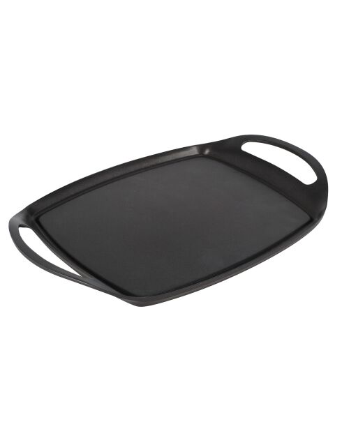 Plancha Fonte d'aluminium Pepperl noire - 36x22.5 cm
