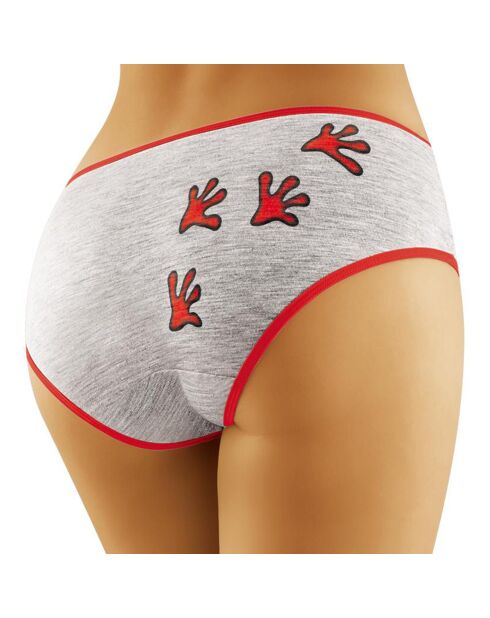 Culotte Coccinelle gris chiné
