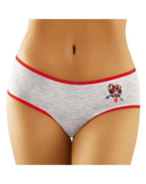 Culotte Coccinelle gris chiné