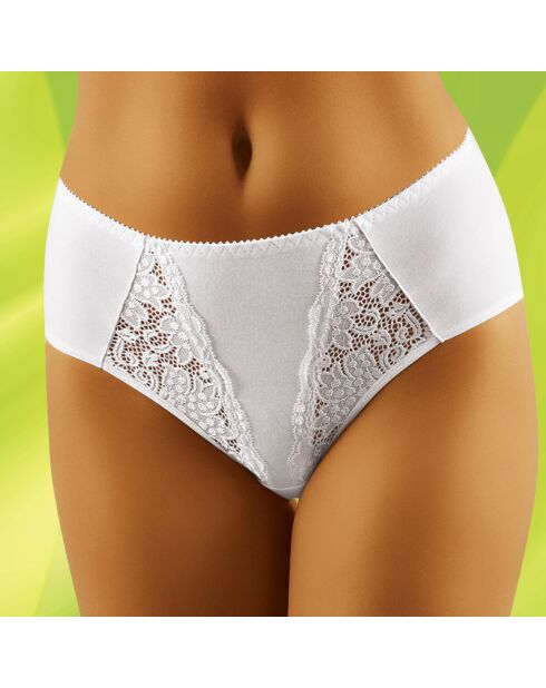 Culotte midi Li blanche
