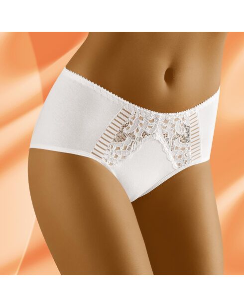 Culotte midi Qe blanche