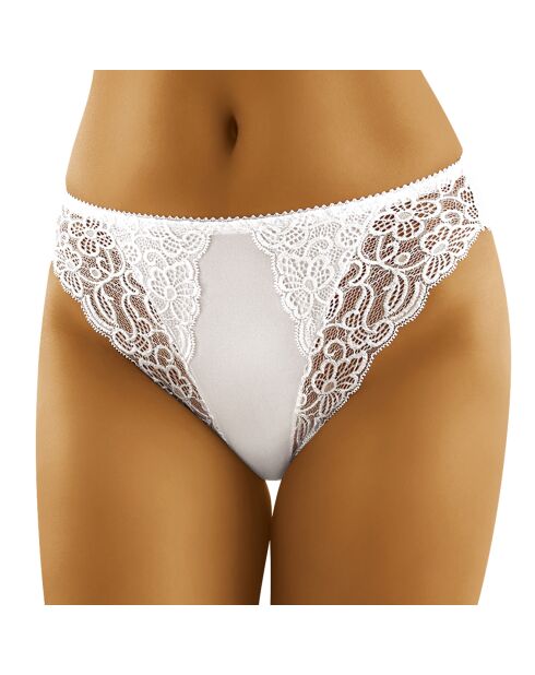 Culotte midi Elis blanche