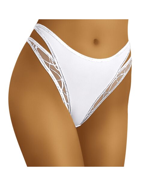 Culotte midi Fiki blanche